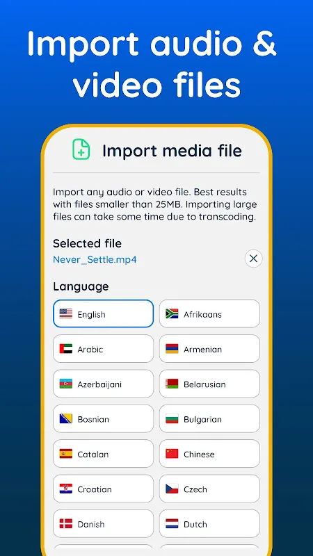 Transcribe audio to text Recap Transcribe audio to text Recap