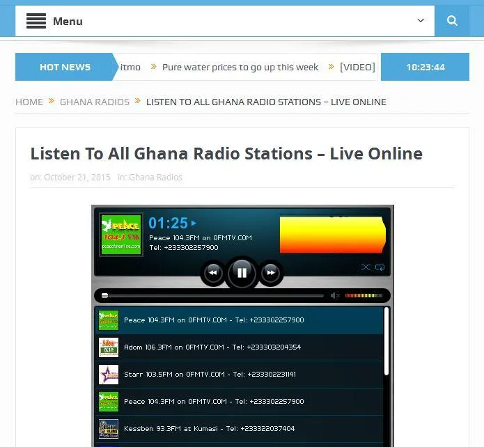 Ghana Sky Web & Radio Stations Ghana Sky Web & Radio Stations