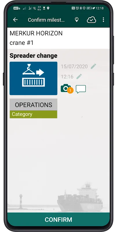 Marine Crane Delay Logger Marine Crane Delay Logger