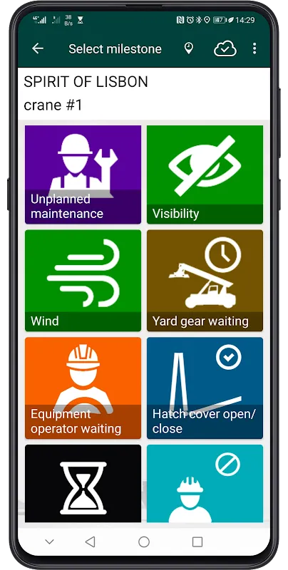 Marine Crane Delay Logger Marine Crane Delay Logger