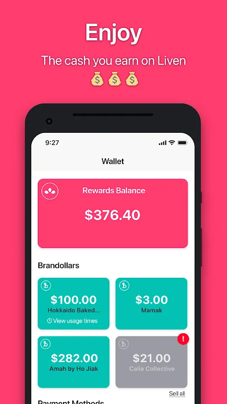 Liven - Eat, Pay & Earn Food Liven - Eat, Pay & Earn Food