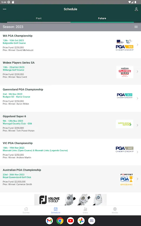 PGA Tour of Australasia PGA Tour of Australasia