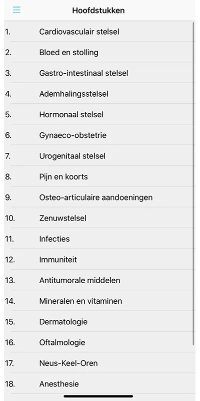 Geneesmiddelenrepertorium BCFI Geneesmiddelenrepertorium BCFI