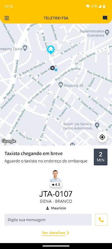 Teletáxi Fsa - Cliente Teletáxi Fsa - Cliente