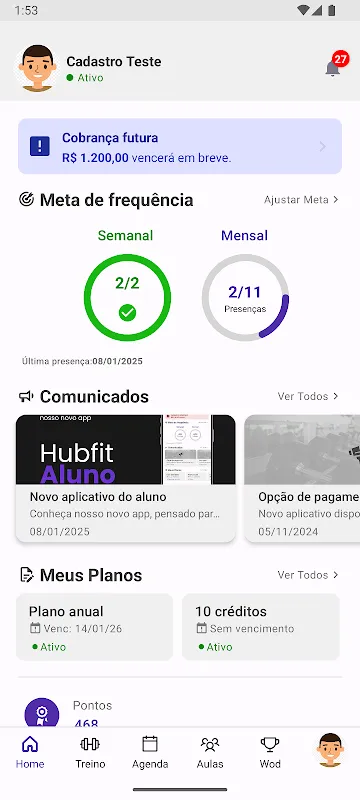 Hubfit Aluno Hubfit Aluno