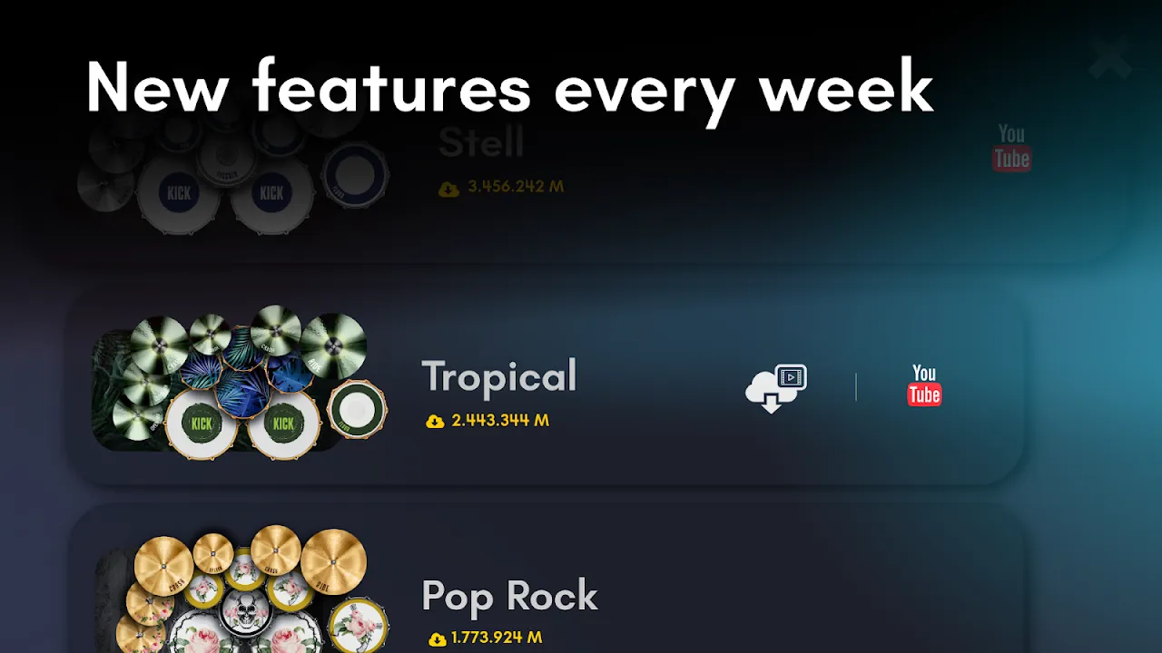 Real Drum electronic drums set Real Drum electronic drums set