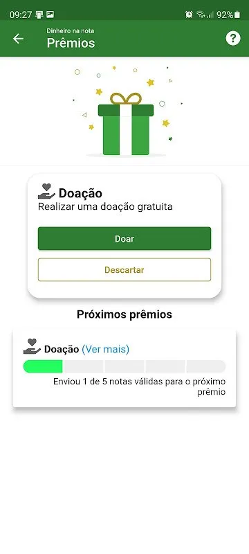 Dinheiro na Nota (Cashback) Dinheiro na Nota (Cashback)