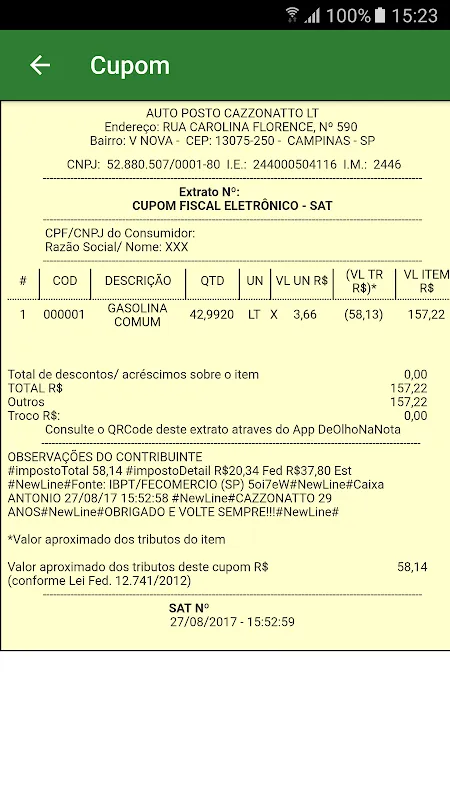 Dinheiro na Nota (Cashback) Dinheiro na Nota (Cashback)