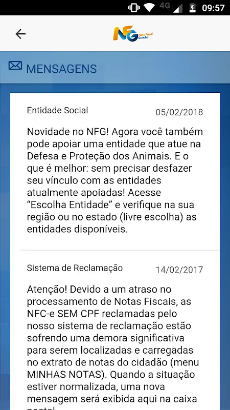 Nota Fiscal Gaúcha-NFG Oficial Nota Fiscal Gaúcha-NFG Oficial