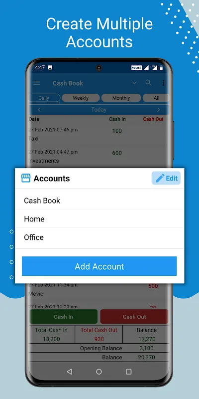 Cash Book- daily expenses Cash Book- daily expenses