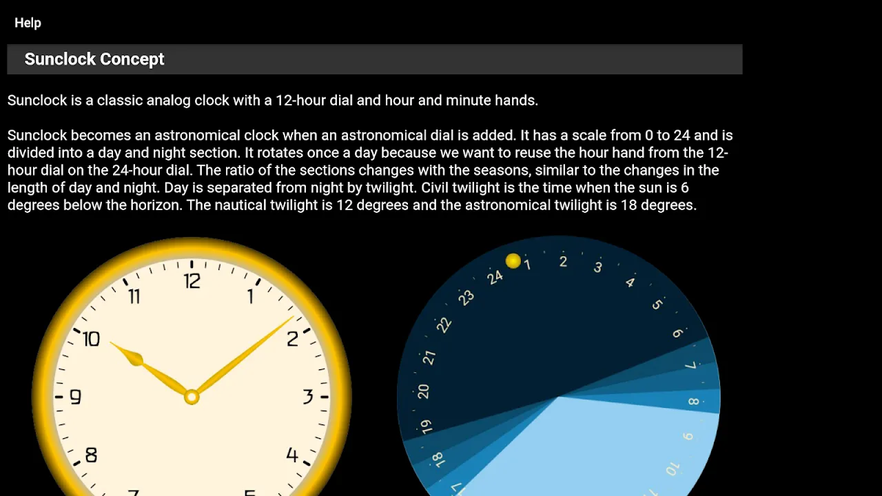 Sunclock: My Celestial Companion