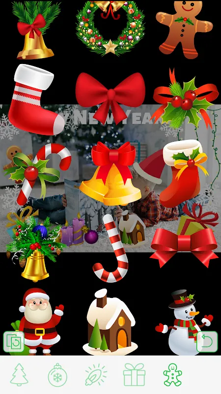 Christmas Photo Stickers Christmas Photo Stickers