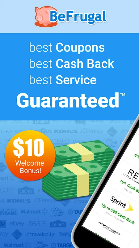 BeFrugal Cash Back & Coupons BeFrugal Cash Back & Coupons