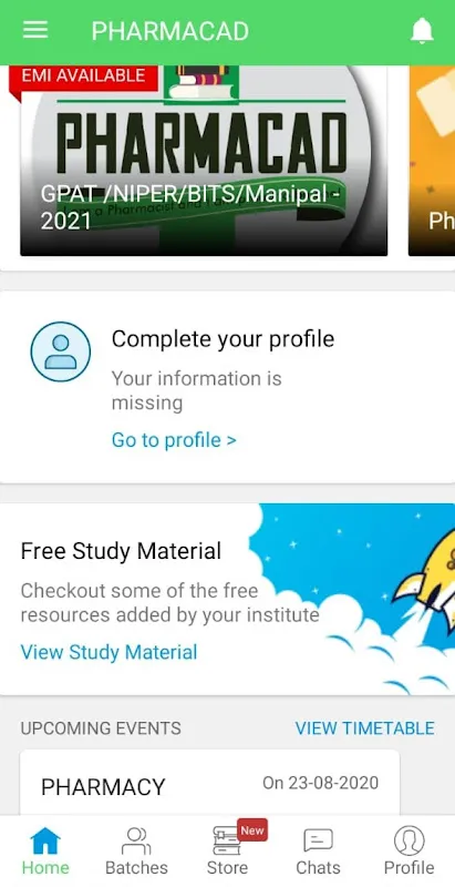 Pharmacad (GPAT/ NIPER/ MBA) Pharmacad (GPAT/ NIPER/ MBA)
