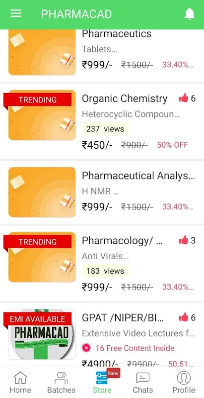 Pharmacad (GPAT/ NIPER/ MBA) Pharmacad (GPAT/ NIPER/ MBA)