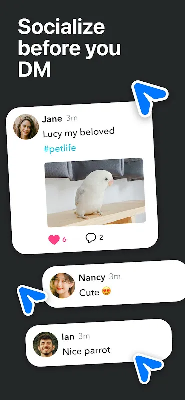 Wink: Finally, Words Over Selfies