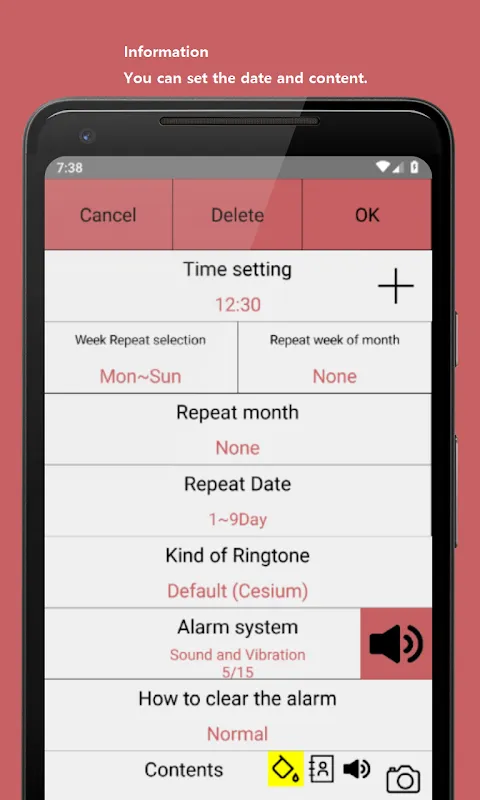 Month Alarm Month Alarm