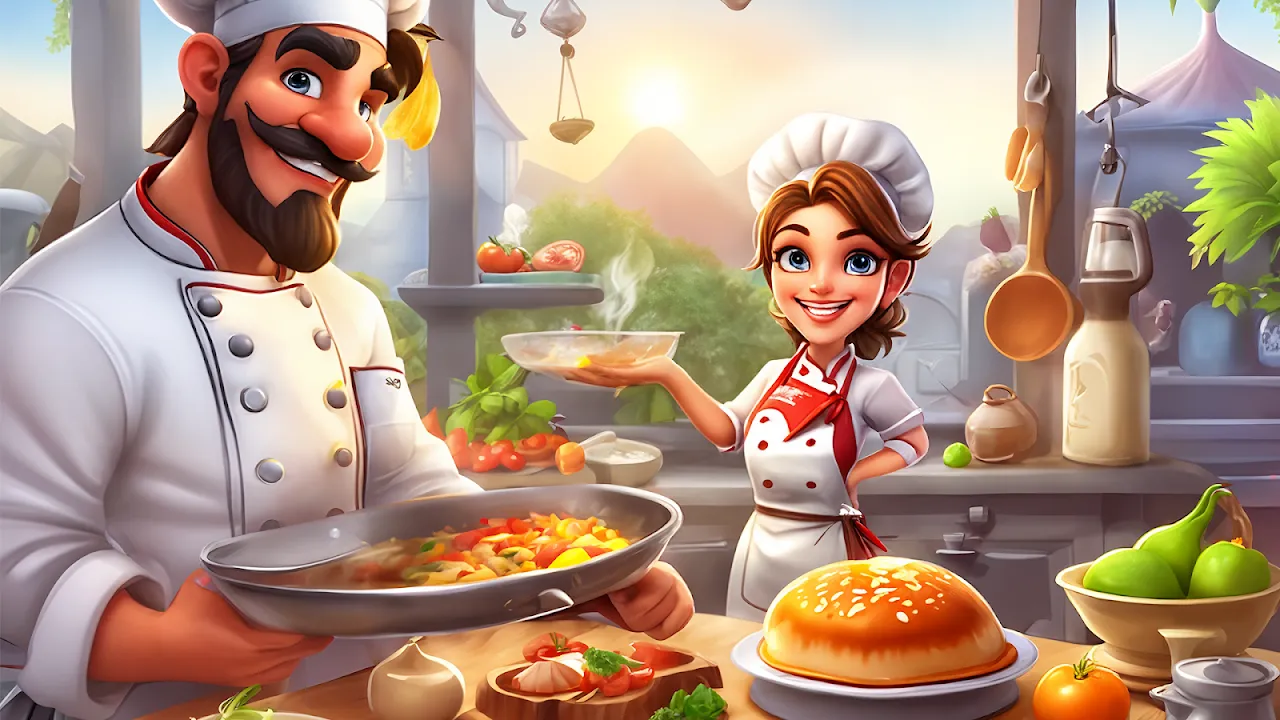 Cooking Utopia Restaurant Chef Cooking Utopia Restaurant Chef