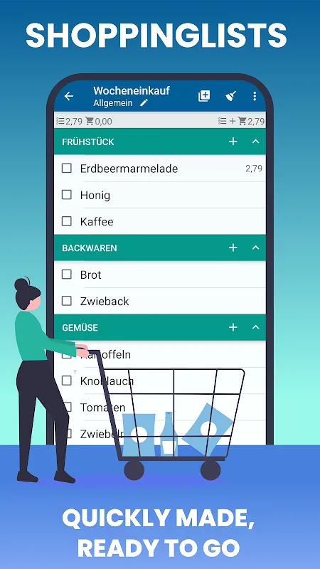 Shopping list — Lister Shopping list — Lister