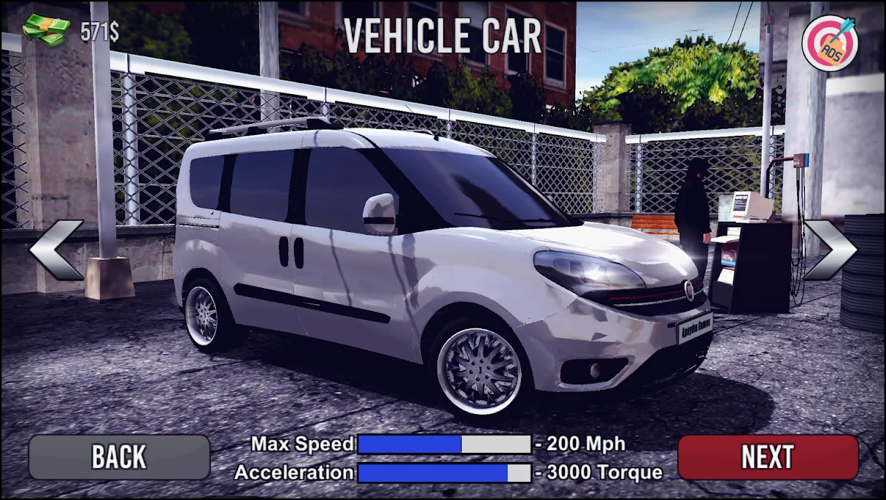 My First Drift in Doblo Simulator