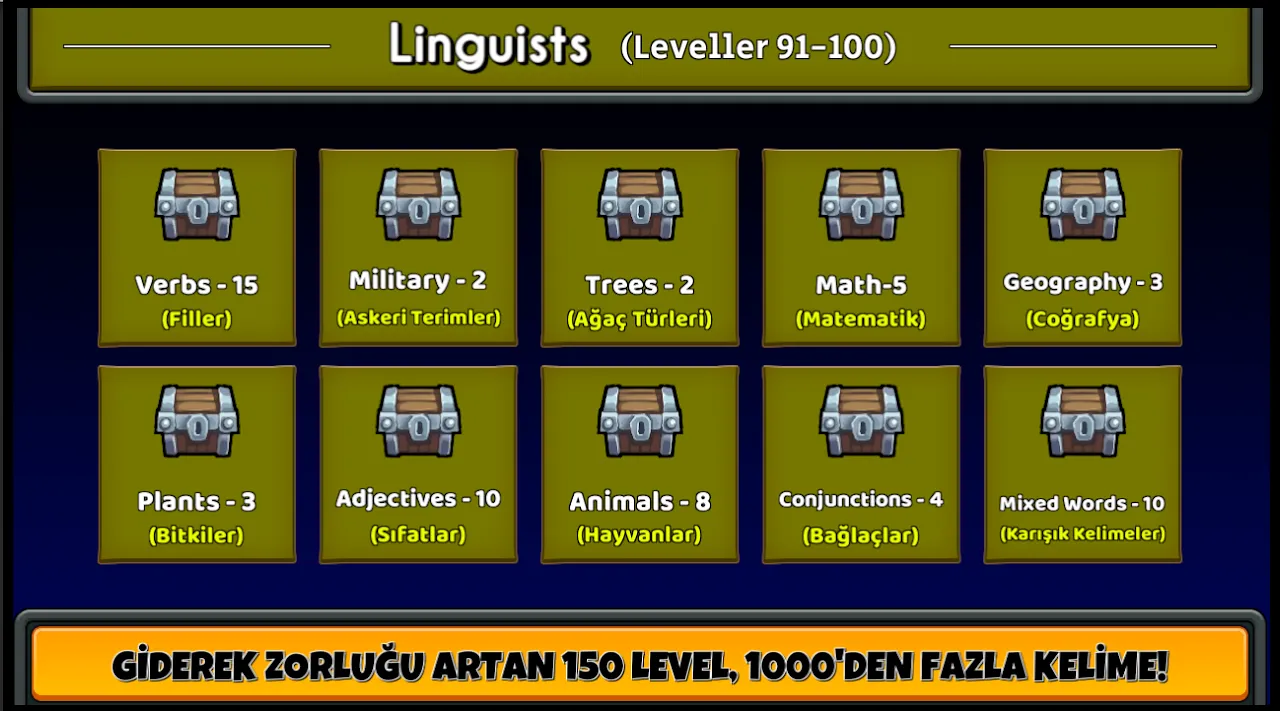 İngilizce Kelime Oyunu İngilizce Kelime Oyunu