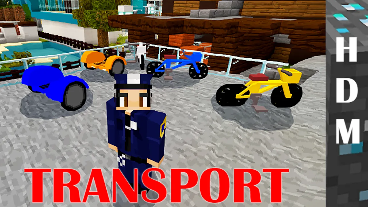 Simple Transport mod for mcpe Simple Transport mod for mcpe
