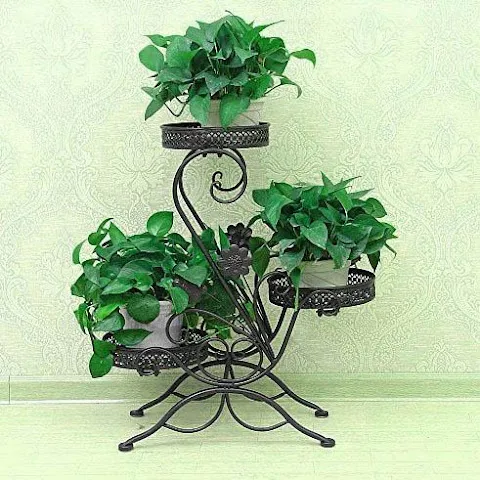 Iron Flower Pot Shelf Design Iron Flower Pot Shelf Design
