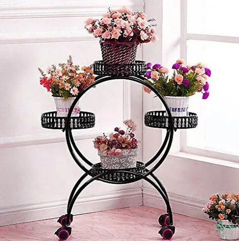 Iron Flower Pot Shelf Design Iron Flower Pot Shelf Design