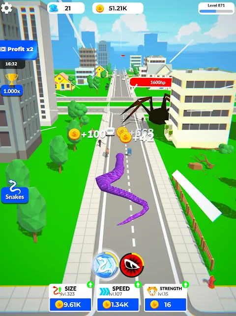 Idle Snake: My Pocket Stress Shredder