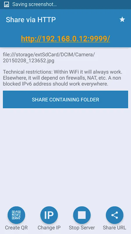 Share via HTTP - File Transfer Share via HTTP - File Transfer
