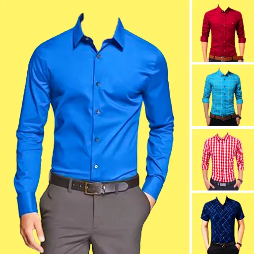 Men formal shirt photo editor