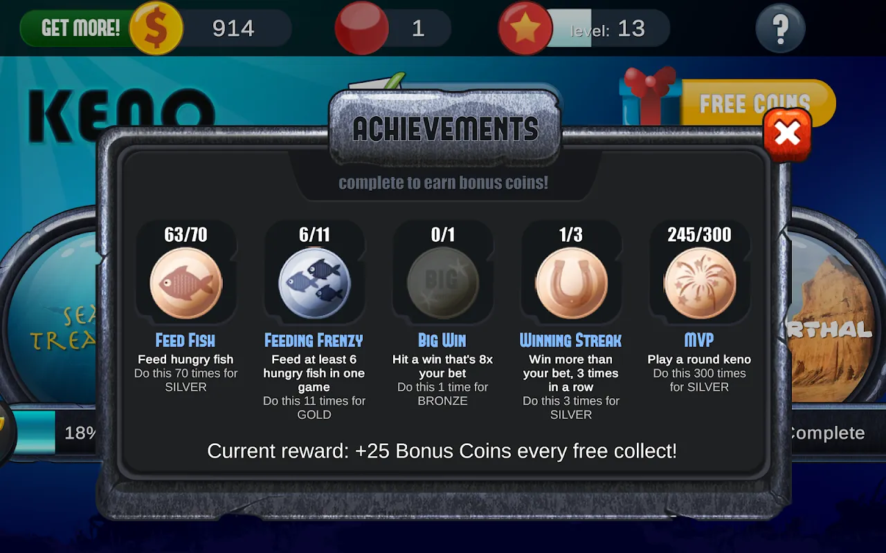 A Keno Game A Keno Game
