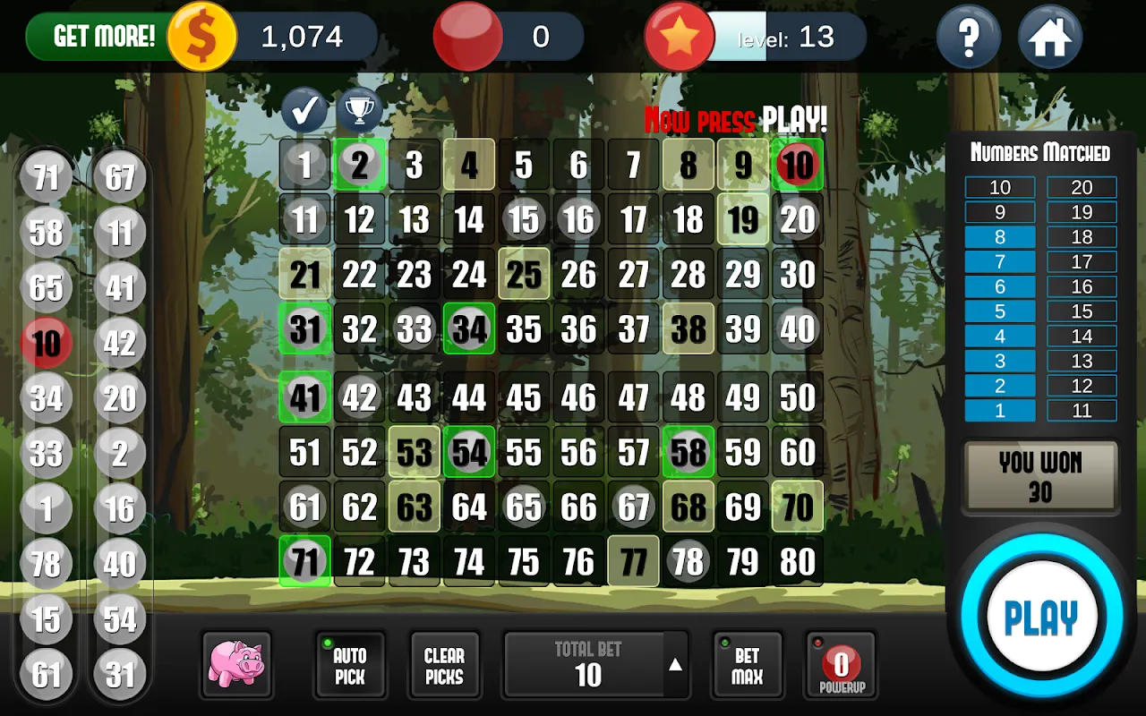 A Keno Game A Keno Game