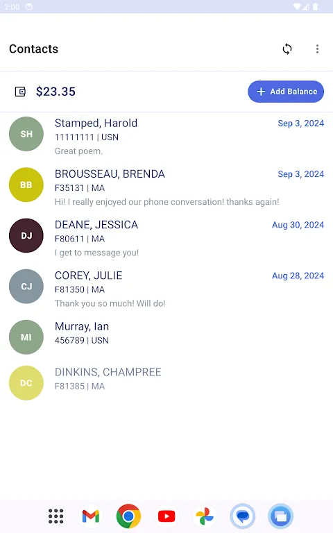 CorrLinks Text Chat CorrLinks Text Chat