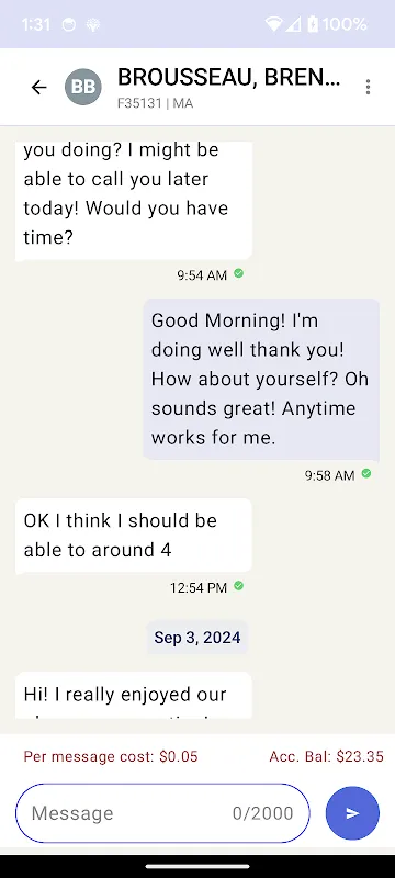 CorrLinks Text Chat CorrLinks Text Chat