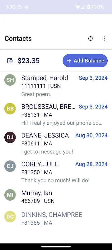 CorrLinks Text Chat CorrLinks Text Chat