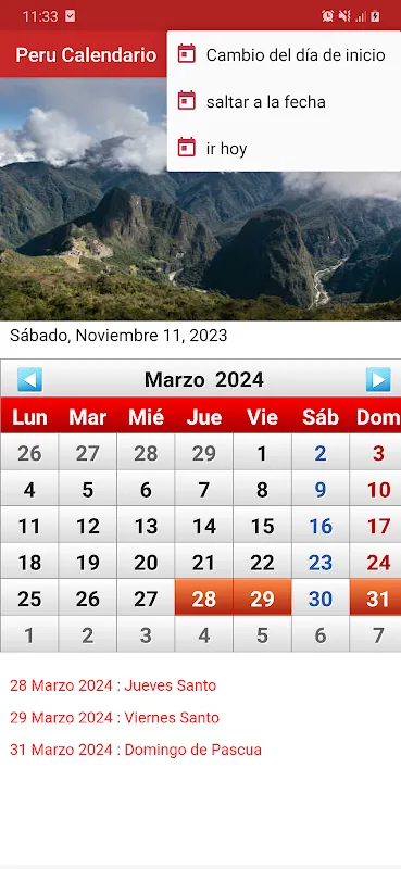 Peru Calendario 2025 Peru Calendario 2025