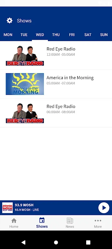 NewsTalk 93.9/1490 WOSH NewsTalk 93.9/1490 WOSH