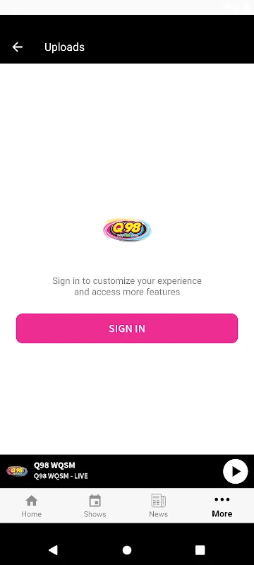 Q98Q98: My Sonic Lifeline
