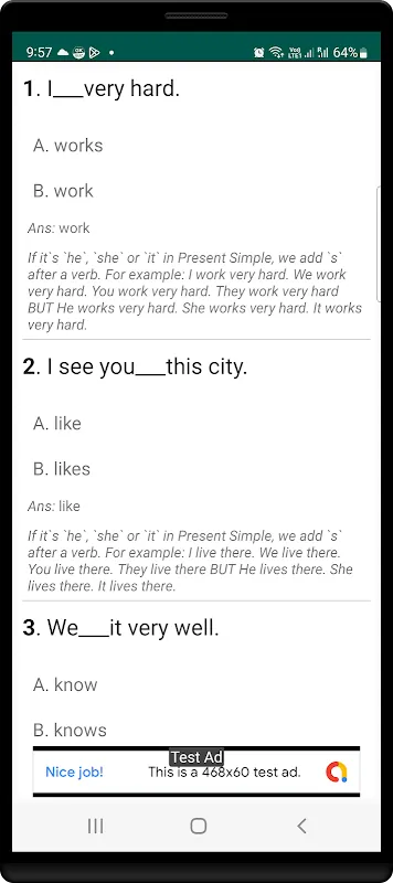 English MCQs English MCQs