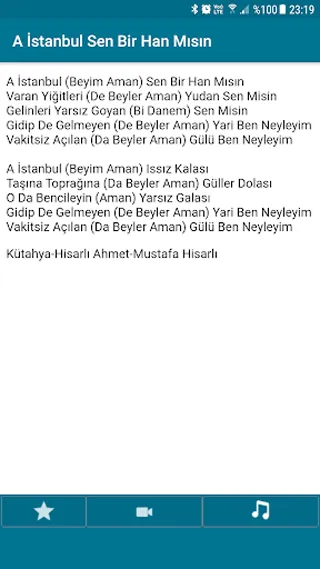 Türküler ve Notaları Türküler ve Notaları