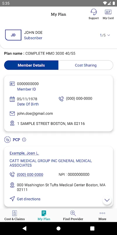MGB Health Plan Member MGB Health Plan Member