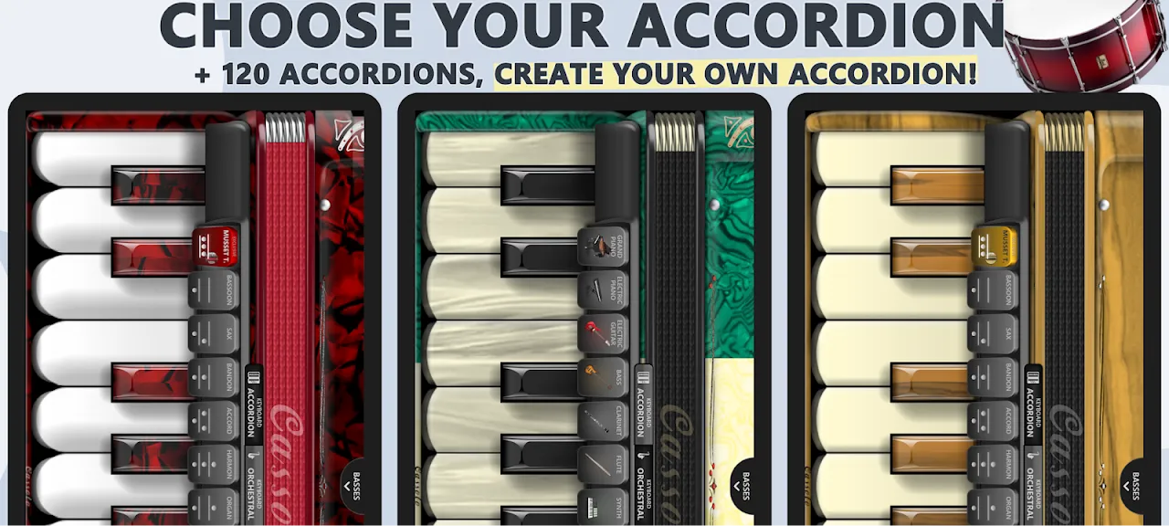 Accordion Piano Cassoto Game Accordion Piano Cassoto Game