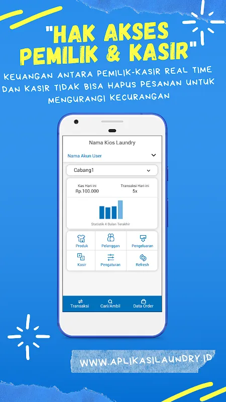 Kasir Laundry - POS Laundry Kasir Laundry - POS Laundry