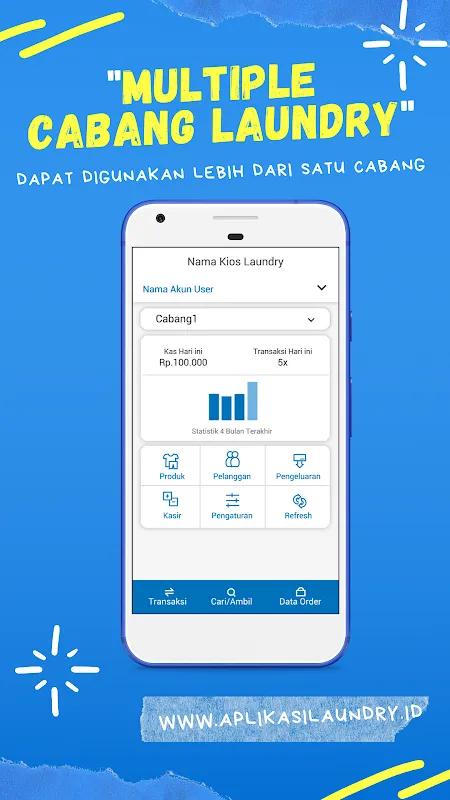 Kasir Laundry - POS Laundry Kasir Laundry - POS Laundry