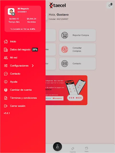 TAECEL - Recargas Electrónicas TAECEL - Recargas Electrónicas