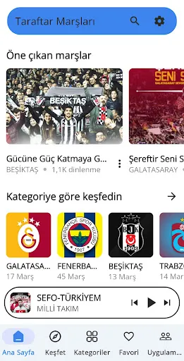 Taraftar Marşları Taraftar Marşları