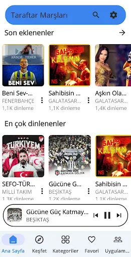 Taraftar Marşları Taraftar Marşları