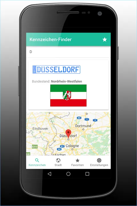 Kennzeichen-Finder mit Karte Kennzeichen-Finder mit Karte