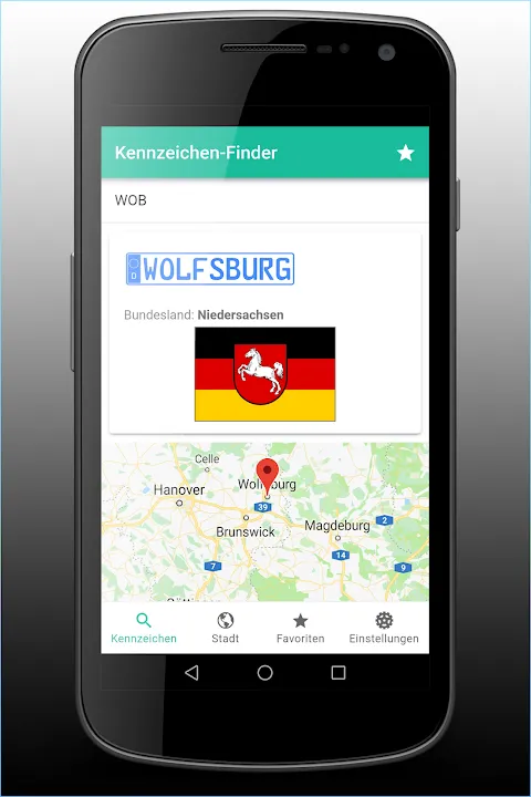 Kennzeichen-Finder mit Karte Kennzeichen-Finder mit Karte